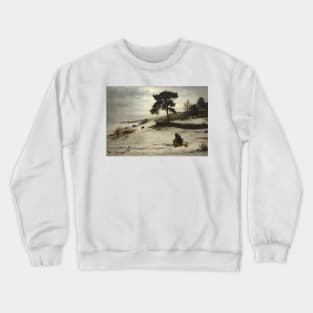 Blow Blow Thou Winter Wind by John Everett Millais Crewneck Sweatshirt